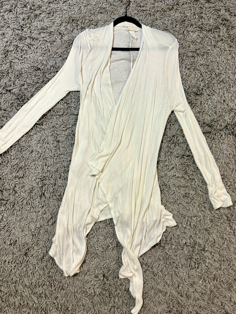 R2D Brand White Women's Open Front Cardigan Size Medium